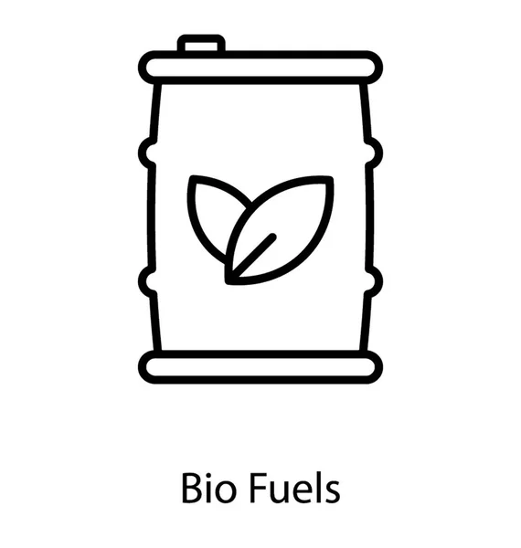 Biotreibstoffspeicher — Stockvektor