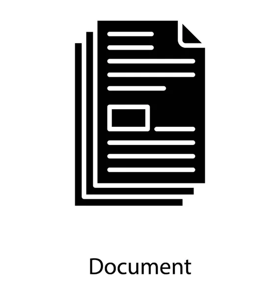 Official Documents Vector — Stock Vector