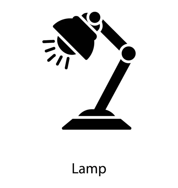 Vecteur de lampe de table — Image vectorielle