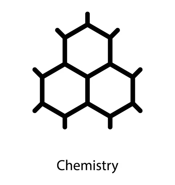 Vector de estructura molecular — Vector de stock