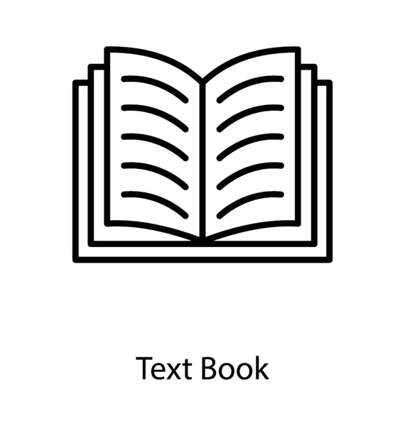 Open Book Vector — Stock Vector