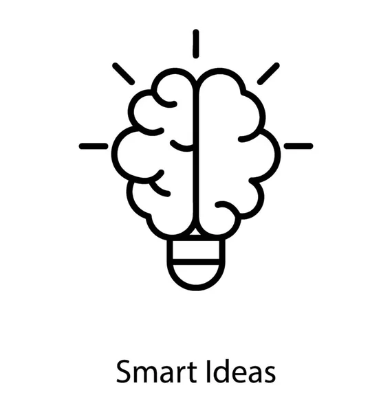 Vector de idea inteligente — Vector de stock