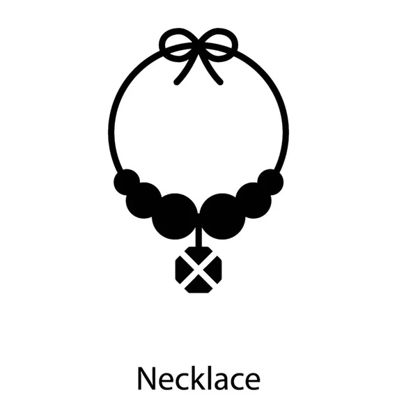 Collier Bijoux vecteur — Image vectorielle