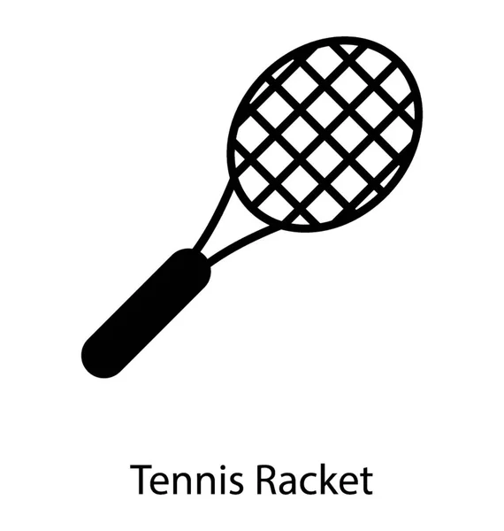 Tennisschläger-Vektor — Stockvektor