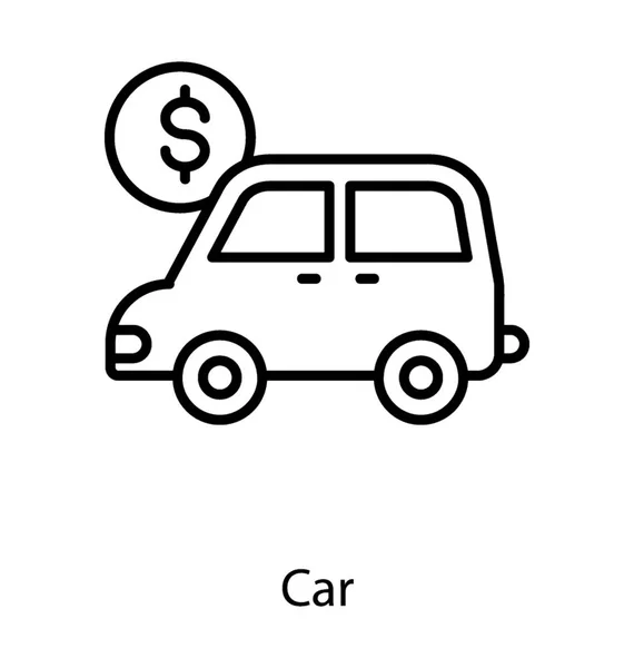 Vůz mini auto — Stockový vektor