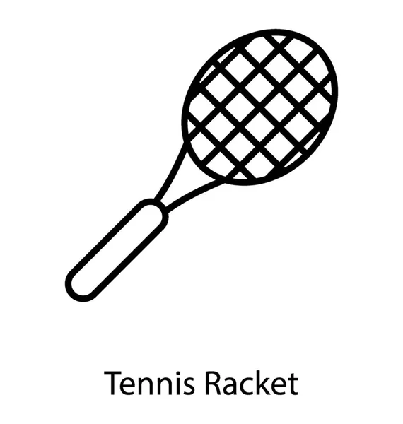 Raqueta de tenis Vector — Vector de stock