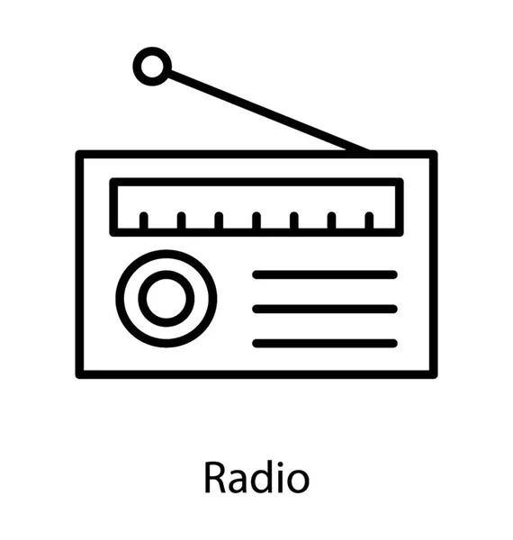 Radio-Set-Vektor — Stockvektor