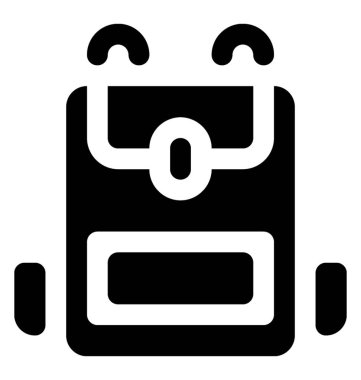 Seyahat sırt çantası vector