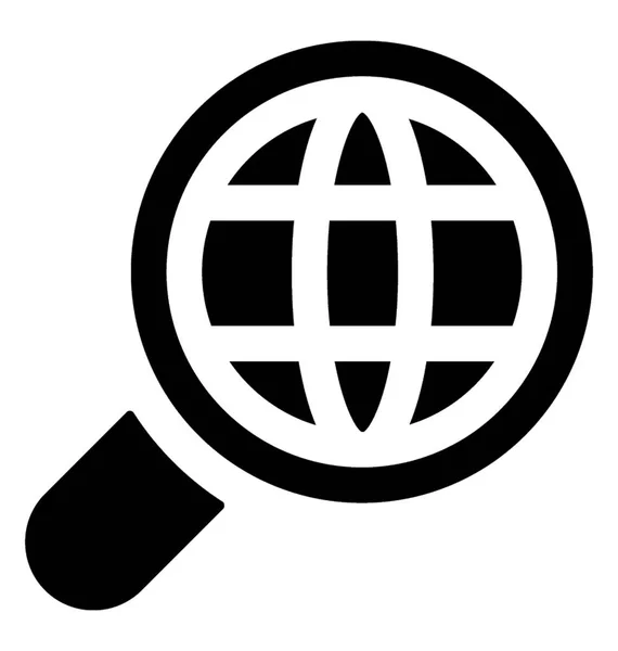 Vecteur de recherche global — Image vectorielle
