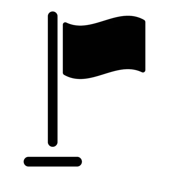 Vittoria flag vector — Vettoriale Stock