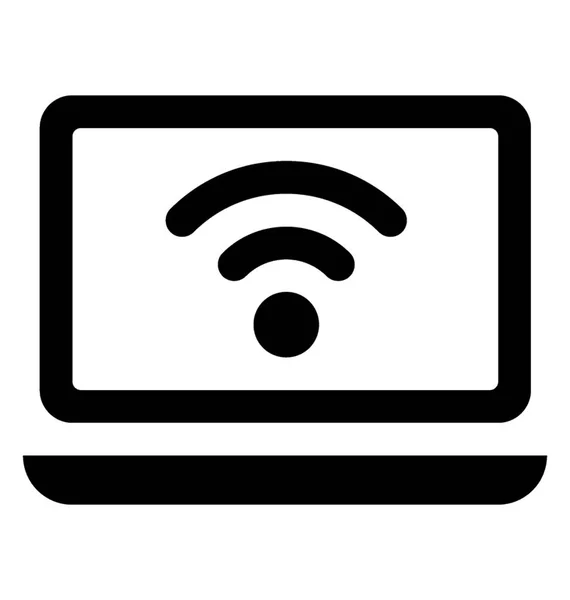 WiFi připojení k Internetu — Stockový vektor