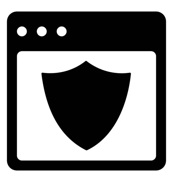 Web ページのセキュリティ — ストックベクタ