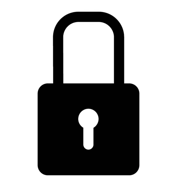 Padlock Security Vector — Stock Vector