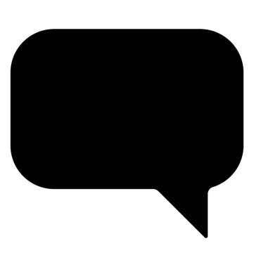 Sohbet kabarcık vektör