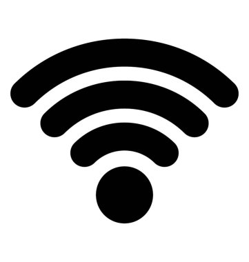 WiFi sinyaller vektör