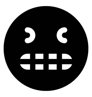 Grimacing yüz Ifade