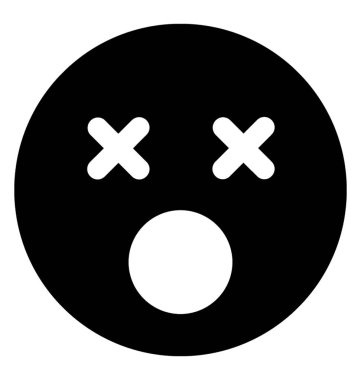 Dizzy yüz emoticon