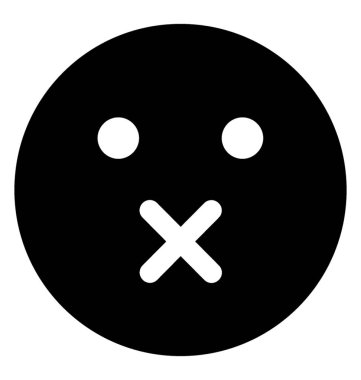 Kapalı ağız emoji