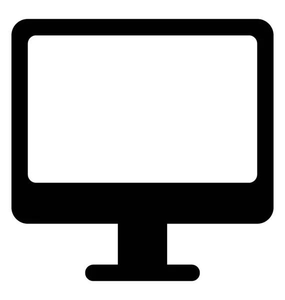 Pantalla Monitor de ordenador — Vector de stock