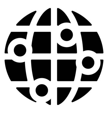 küresel ağ vektör