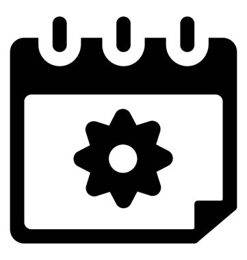 Bahar takvimi vektör