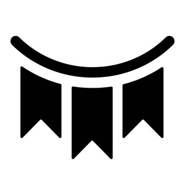 Parti dekorasyon bayrakları