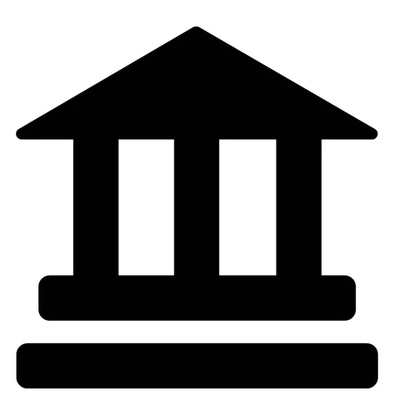 Vetor de construção de banco —  Vetores de Stock
