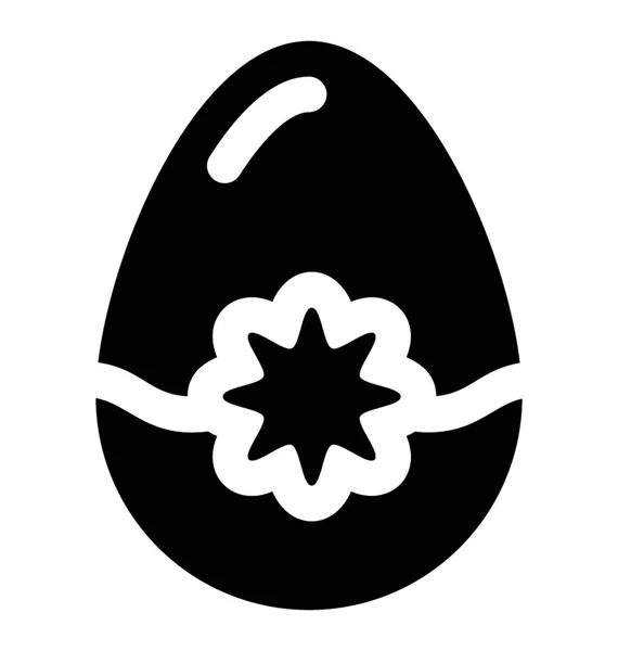 Decorative Egg Shell — Stock Vector