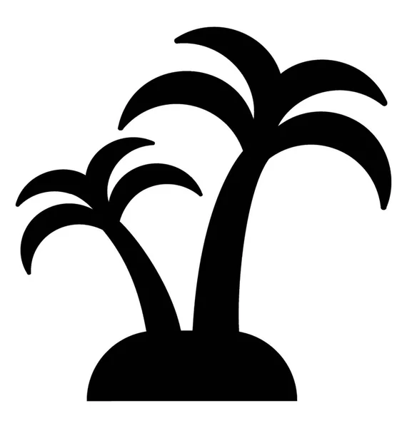 Palmen-Vektor — Stockvektor