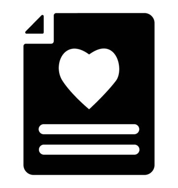 Evlilik kartı vector