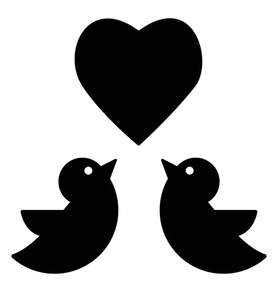 Love Birds Vector — Stock Vector