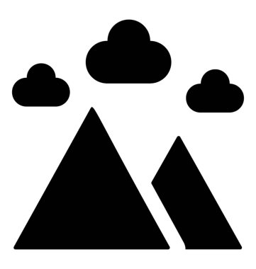 Peyzaj manzara vektör