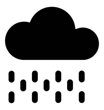 Bulut yağmur vektör