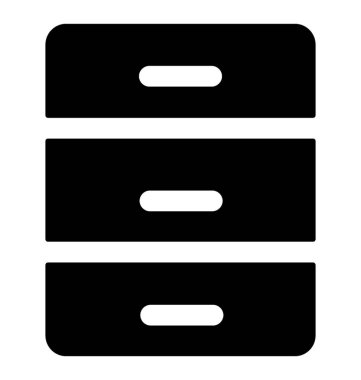 Saklama çekmecesi vektörü