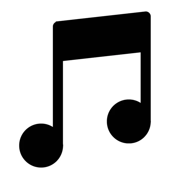 Nota musicale audio — Vettoriale Stock