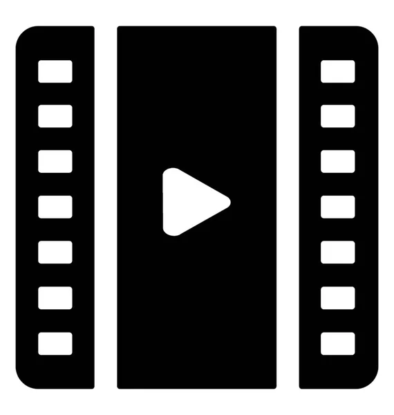 Videografía de medios Vector — Vector de stock