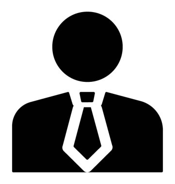 İşadamı avatar vektör