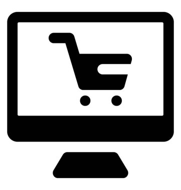 Online alışveriş vektör