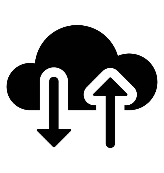 Přenos dat Cloud — Stockový vektor
