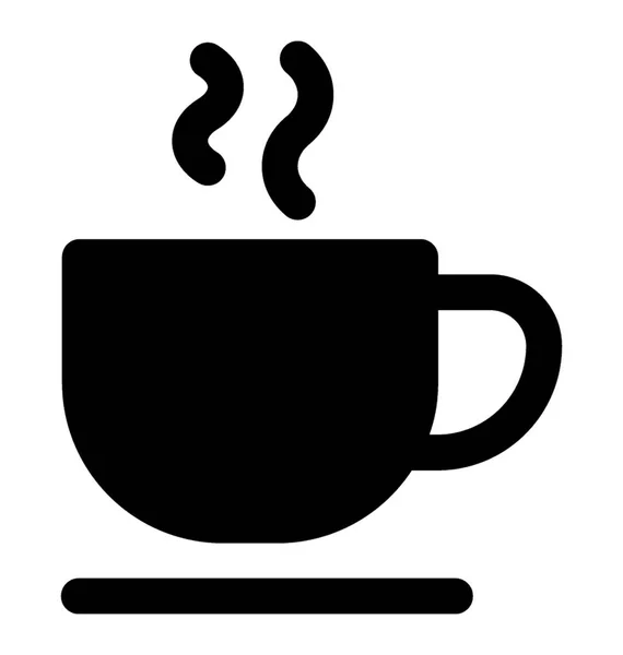 Taza de té caliente — Vector de stock