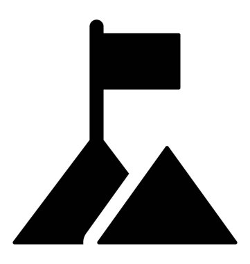 Görev başarılı vektör