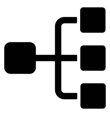 Hiyerarşi diyagramı vektörü