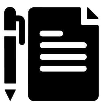 Sözleşme kağıt vektörü