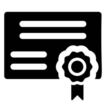 Ödül sertifikası vektörü