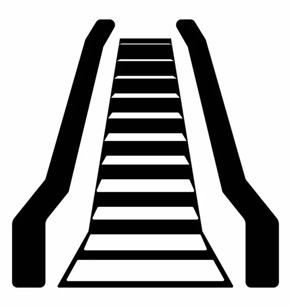 Rolltreppen-Vektor — Stockvektor