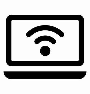 WiFi bağlı laptop