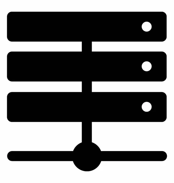 Partage de réseau Sever — Image vectorielle