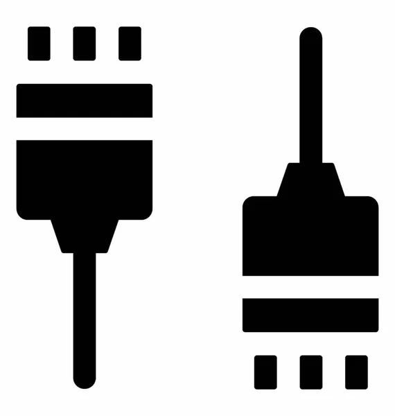 Vektor kabelové spojnice — Stockový vektor