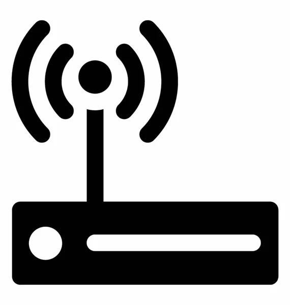 Draadloze WiFi-router — Stockvector