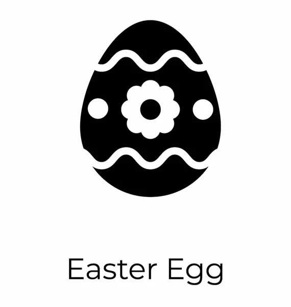 Huevo de Pascua decorativo — Vector de stock